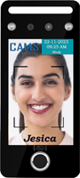 <p> It can detect up to 5 faces simultaneously and records attendance and sending the details to the server in real-time. It can recognize faces from a distance of up to 2-3m with extra-wide angle recognition, allowing for high traffic rates. The system uses artificial intelligence to detect faces in under 0.02 seconds.</p>

<p>The device features a <strong>4.3-inch touch screen display</strong> with <strong>720 x 1280 high resolution</strong>. It supports WDR for good performance in strong light, dark light, and backlit environments. It can also be attached to turnstiles and boom barriers.</p>

<p>The dual camera anti-counterfeiting feature prevents face recognition using photos or videos. The attendance and access control system supports 5000-50000 faces and cards. Users do not need to interact with the system to record IN or OUT, as this is handled by the software logic.</p>

<p>The system supports multiple languages, including English, Spanish, Arabic, Thai, Farsi, Portuguese, French, Italian, Japanese, Korean, and more (Note: Should inform us before purchasing for any language other than English) WIFI is built-in, and an optional 13.56Mhz RFID card reader can be added. The system only supports numerical user IDs.</p>

<p>If you'd like to link the device with your own web application, you can refer to the provided <a href="https://camsunit.com/application/biometric-web-api.html" rel="WEB API for Biometric Attendance System"> WEB API Documentation</a>.</p><p>
<iframe width="100%" height="100%" src="https://www.youtube.com/embed/luSGINGn19c?autoplay=0&mute=1" frameborder="0" allow="autoplay; encrypted-media" allowfullscreen></iframe>
</p>